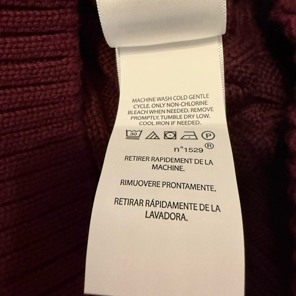 Polo Ralph Lauren Women's V-Neck Sweater - Deep Red - S - NWT - 100% Cotton - Picture 6 of 7